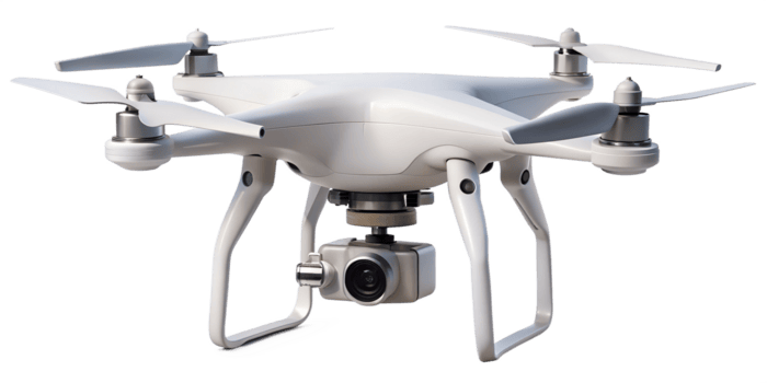 Drone de Cinema Profissional Flutuando